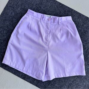 Coral Bay High Waist Purple Shorts